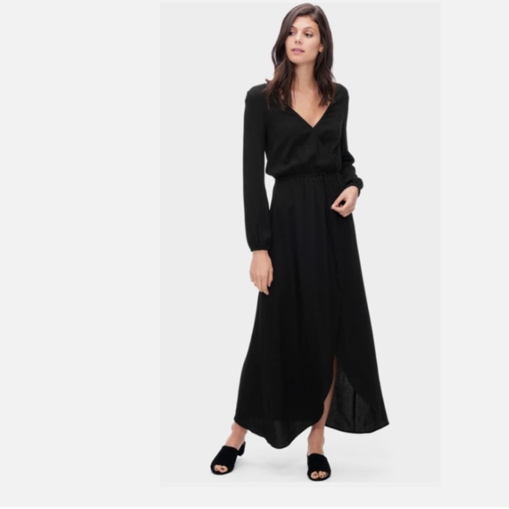 NWT Splendid Women’s Heavy Crepe Wrap Dress - Picture 5 of 11